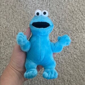 Blue Plush Cookie Monster Toy